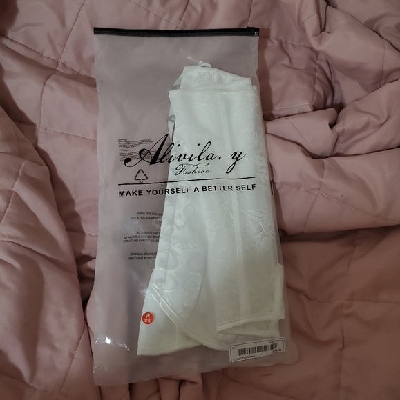 Tops - White Corset.